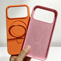 Étui magnétique en silicone de haute qualité pour iPhone 15 Pro Max avec emballage de vente au détail pour iPhone 18 Pro Capas De Celular