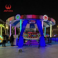 Trampolino Bungee Rotante per 20 Giocatori con Luci LED e Musica per Bambini, Attrezzatura per Parchi Divertimento Interni ed Esterni a Prezzo di Fabbrica