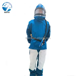 Factory direct sales work suits for safety Sandblasting Safety Equipment Air Suit Wear for Sandblasting Workers