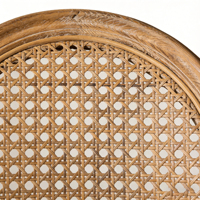 Chaises Louis XIV empilables en bois massif de style rustique français, dossier en résine, pour la location événementielle en gros, appartements et villas
