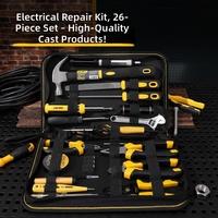 Ensemble d'outils de télécommunication Deli pour usage domestique, outils multifonctionnels professionnels pour électriciens, outils de maintenance, DL1026E