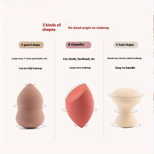 Esponja de Maquillaje Cosmética de <span class=keywords><strong>Terciopelo</strong></span>, Forma de Huevo, Súper Suave, 40x30mm, para Base de Maquillaje, Marca Privada, Superventas 2024 - Product Image 4