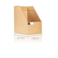 Boîte de rangement de bureau en papier adorable, étagère de classement créative pour le bureau, bibliothèque, boîtes de rangement de bureau