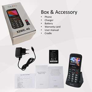 Téléphone pour <span class=keywords><strong>seniors</strong></span> X230C_4G avec grand écran, design barre, prise en charge de l'espagnol/du français, facile à utiliser, 4G LTE, clavier, double carte SIM - Product Image 6