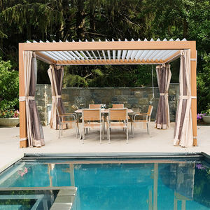 กระโจมอลูมิเนียมสำหรับปลูกในสวนกลางแจ้งมีมอเตอร์บังแดดกันน้ำได้ - Product Image 3