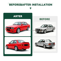 Accesorios de Modificación Exterior para Automóviles, Kit de Carrocería E30 M Tech para BMW Serie 3 E30 325i 1984-1990