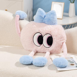 Haute qualité Super Adorable monstre chat fleur pouding en peluche dessin animé Animal jeter oreiller guérison peluche <span class=keywords><strong>canapé</strong></span> <span class=keywords><strong>coussin</strong></span> - Product Image 4
