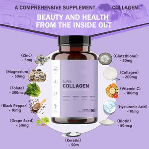 Suplementos <span class=keywords><strong>de</strong></span> Colágeno Hidrolizado y Péptidos <span class=keywords><strong>de</strong></span> Vitamina C para Mujeres, Gran Venta en <span class=keywords><strong>Amazon</strong></span>, Mejora <span class=keywords><strong>la</strong></span> Densidad Ósea, 90 Cápsulas - Product Image 4