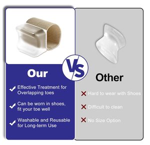 Correcteur d'Hallux Valgus en Gel de Silicone Réglable Séparateur d'Orteils Attelle Redresseur Orthopédique Soulagement de la Douleur Soins des Pieds - Product Image 5