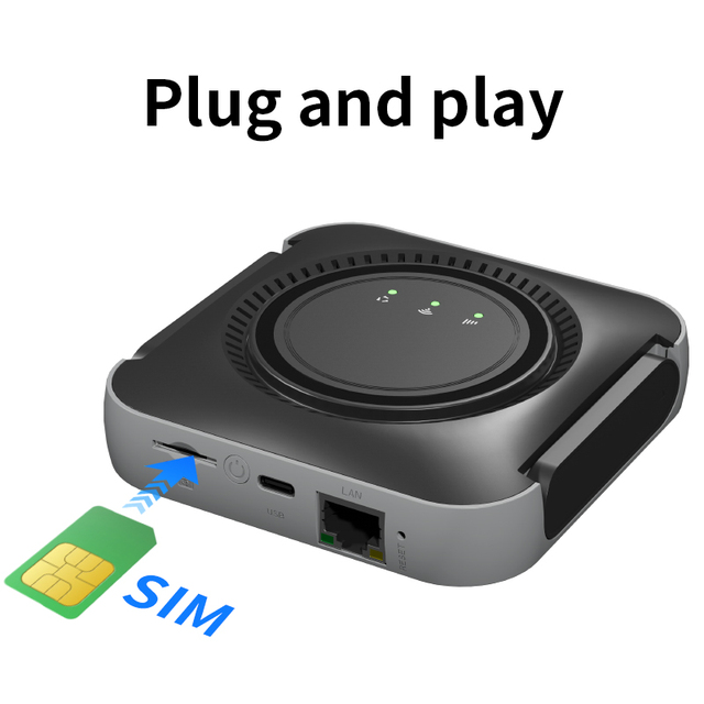 Portable Unlocked Modem MP205  with Sim Card Slot LED Light Lte 4g Hotspot Wireless Mobile Router Wifi No Reviews yet with RJ45
