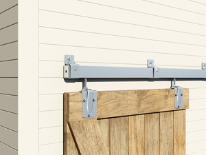 Ensemble de rails coulissants robustes pour portes de grange extérieures, vente en gros d'usine rustique - Product Image 3