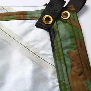 Huatai Chengrui Camouflage Tarpaulin <b>Single</b> Layer Outdoor Camping Sunshade Rainproof Portable <b>Tent</b> Cover - Product Image 1