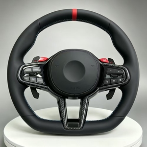 <span class=keywords><strong>Volante</strong></span> Deportivo de Cuero y Fibra de Carbono M Performance para <span class=keywords><strong>BMW</strong></span> G30 G31 G32 X3 G01 X4 G02 <span class=keywords><strong>M2</strong></span> G87 M3 G80 M4 G82 G42 G20 LCI M5 F90 - Product Image 1