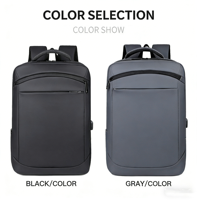 Sac à dos pour ordinateur portable personnalisable, durable, grande capacité, extensible, avec port USB, pour les trajets quotidiens, les voyages d'affaires et le bureau