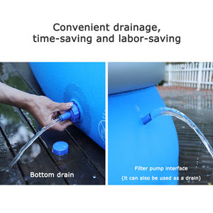 Piscina inflable redonda de PVC de gran resistencia para niños, juguete infantil de tamaño familiar - Product Image 3