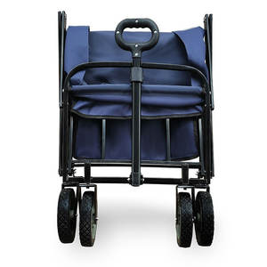 Carrello Pieghevole a Quattro Ruote Regolabile e Resistente, per Attività all'Aperto, Giardino, Picnic e Trasporto Utensili - Product Image 5