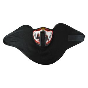 Máscara LED de <span class=keywords><strong>Vampiro</strong></span> con Activación por Sonido, Cubre Rostro de Algodón, Artículos para Fiestas de Halloween, Discotecas, Eventos Nocturnos - Product Image 4