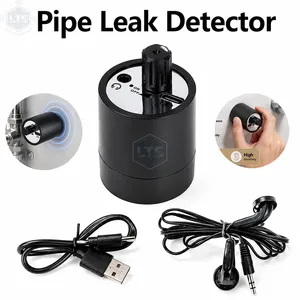 Détecteur de fuites de tuyauterie portable de haute précision de type C, amplificateur sonore mural pour la détection de fuites dans les conduites d'eau et le chauffage au sol - Product Image 3