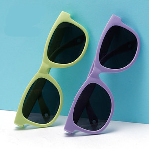 Custom Logo 2026 Cute Boys Girls Baby Square Round Sun Glasses UV400 Flexible Polarized Kids <b>Sunglasses</b> with Strap 0-2 Years Old - Product Image 3