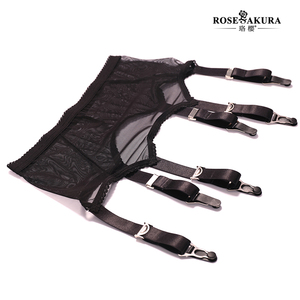 Promotion : Porte-<span class=keywords><strong>jarretelles</strong></span> taille haute grande taille en maille ajourée avec fermeture à agrafes et <span class=keywords><strong>6</strong></span> bretelles élastiques Rosesakura 7369 - Product Image 5