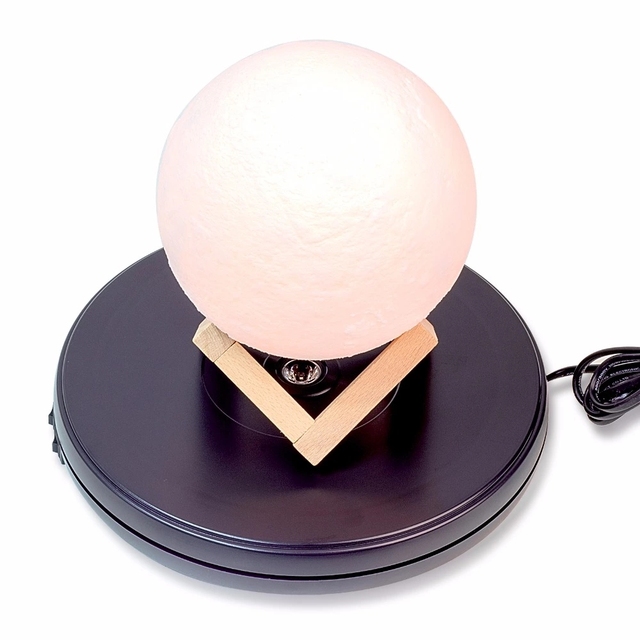 360 Degree LED Display Stand Turntable  25cm Motorized Rotating Turntable for  for Photography Showcase