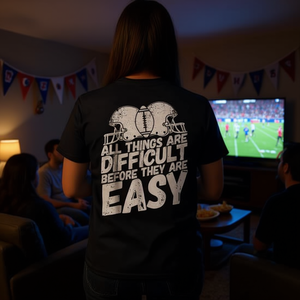 Camiseta de Fútbol de Manga Corta con Cuello Redondo Unisex para Adultos, Deportes y Juegos, Impresión en Serigrafía, Diseño con Frases - Product Image 2