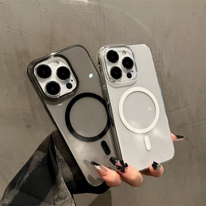 <span class=keywords><strong>IVANHOE</strong></span> Funda de Carga Inalámbrica Transparente Magnética para iPhone 11 12 13 14 15 Pro Max Plus Mini X 7 Ultra Thin 1,2mm PC Cover - Product Image 5