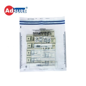 Personalizado de Tamper de plástico evidente bolsas de seguridad fabricante/seguridad del banco vacío bolsas/sello de Tamper bolsas de pruebas - Product Image 2
