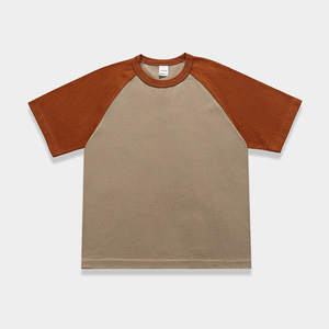 Camiseta Casual Holgada de Punto Jersey 100% Algodón con Bloques de Color, Transpirable, con Logotipo Personalizado, Diseño Gráfico, Patrón de Letras de Chenilla, Unisex - Product Image 6