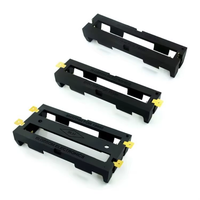 Держатель для аккумуляторов SMD 18650, 1x 2x, совместимый с разъемами PC Pin, аналог промышленного стандарта 1:1, JIATEL