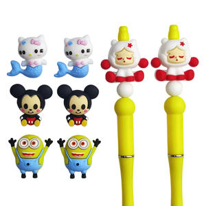 Nouvelles perles <span class=keywords><strong>en</strong></span> époxy <span class=keywords><strong>3D</strong></span> stéréoscopiques à motif dessin animé transfrontalier, perles lâches DIY, accessoires, vente <span class=keywords><strong>en</strong></span> gros d'usine - Product Image 2