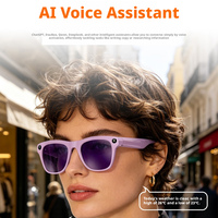 Lunettes intelligentes IA xk transfrontalières avec caméra pour la prise de photos, la reconnaissance d'objets, les appels Bluetooth et la diffusion de musique