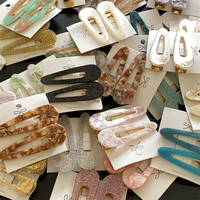 Pinces à cheveux en acétate pour filles accessoires de mode pinces à cheveux en forme de canard pince à cheveux barrette à bec de canard