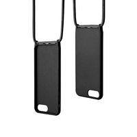 Nouvelle coque de téléphone avec cordon d'épaule pour iPhone 17 13 Pro 15 12 16 7 8 Plus, étui de protection en silicone liquide avec lanière