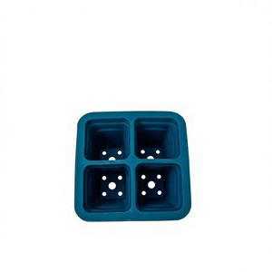 <b>4</b>-hole <b>6</b>-hole 12-hole High-temperature Disinfection Reusable Wear-resistant Silicone Seed Starter Tray - Product Image 1