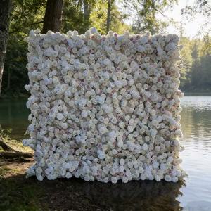 Rollo de Fondo de Pared de Flores Artificiales 5D de 8x9 pies para Pascua, Acción de Gracias, Bodas, ¡Gran Oferta! - Product Image 1