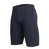 Pantalones cortos de compresión sin costuras para hombre, entrenamiento de atletismo, capa Base ajustada con bolsillo, gimnasio, fútbol, pantalones cortos para hombre