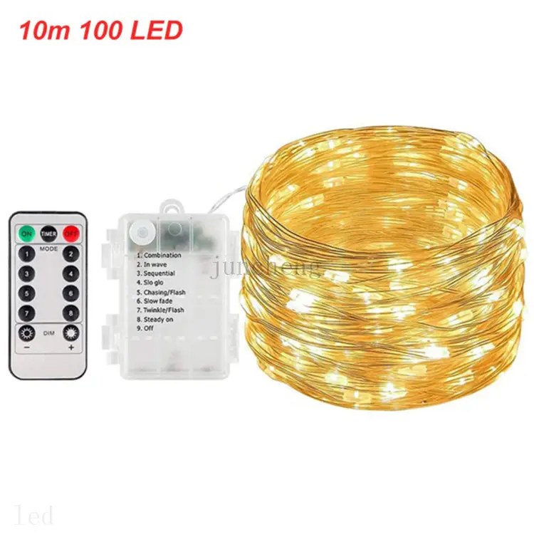 Vendita calda 5m 10m 20m filo di rame Led String Light USB per la decorazione della festa nuziale della camera da letto della stanza dell'interno