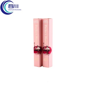 makeup packaging lipstick cosmetic folding paper box