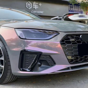 Nouveau Design sportif, couverture de lampe antibrouillard ABS, peinture de feux antibrouillard noirs pour <span class=keywords><strong>Audi</strong></span> A4 2020 <span class=keywords><strong>2021</strong></span> 2022, mise à niveau modifiée vers <span class=keywords><strong>S4</strong></span> - Product Image 2