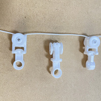 Supports de rouleaux à plis ondulés avec bouton, par rouleau de 50 m pour rail motorisé Somfy 5,5 cm