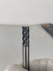 Fraise à bout arrondi en carbure à 4 et 5 cannelures, HRC65, fraise à bout arrondi en tungstène, outils de fraisage CNC pour l'acier inoxydable - Product Image 4