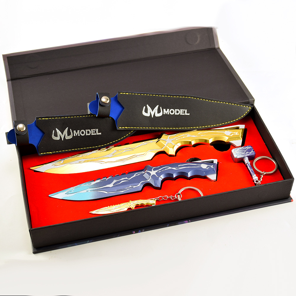 Coffret cadeau dague de punition divine 4 pièces