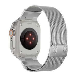 <span class=keywords><strong>Correa</strong></span> de <span class=keywords><strong>reloj</strong></span> <span class=keywords><strong>inteligente</strong></span> personalizada de 45 mm para <span class=keywords><strong>hombre</strong></span>, <span class=keywords><strong>correa</strong></span> de malla color oro rosa con cierre para Apple Series 10 8 - Product Image 3