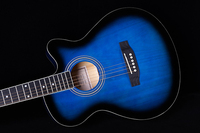 Guitare électro-acoustique Caesar X-400C de 40 pouces en gros avec micro EQ-17B