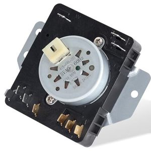 W10185981 อะไหล่ทดแทนตัวตั้งเวลาเครื่องอบผ้า 110V พลาสติกไฟฟ้าทนทานสำหรับเวิร์ลพูล มีเดีย - Product Image 1