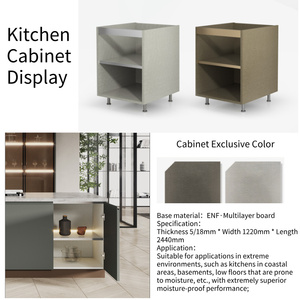 Mobili da <span class=keywords><strong>Cucina</strong></span> in Legno Pronti per il Montaggio, Stile Shaker, Economici, Modulari, di Lusso, Moderni, con Isole per Appartamenti - Product Image 5