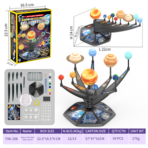 Sistema Solare con Modello Luminoso al Buio, Giocattoli Educativi Fai-da-Te per Bambini, Scienza STEM con Pianeti Telecomandati - Product Image 4