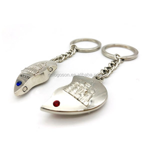 Tùy Chỉnh Hình Trái Tim Vui Vài Keychain Lãng Mạn Cá Nhân Valentine Quà Tặng Cho Cậu Bé Cô Gái Kim Loại Hợp Kim Với Men In Ấn - Product Image 6