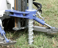 Système de montage de cadre en fer galvanisé à chaud SOEASY, longueur personnalisée, vis de poteau photovoltaïque, ancre de terre pour tuyau, capacité 45KN pour